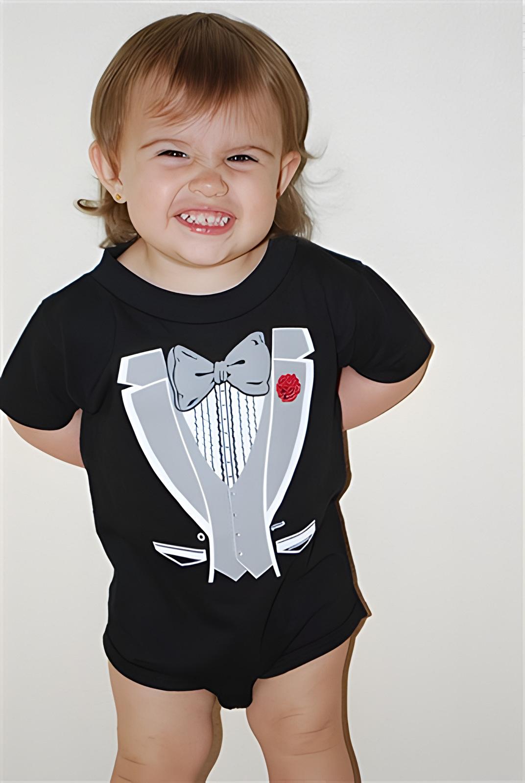 Famous Tuxedo Onesie for Infant/Toddler